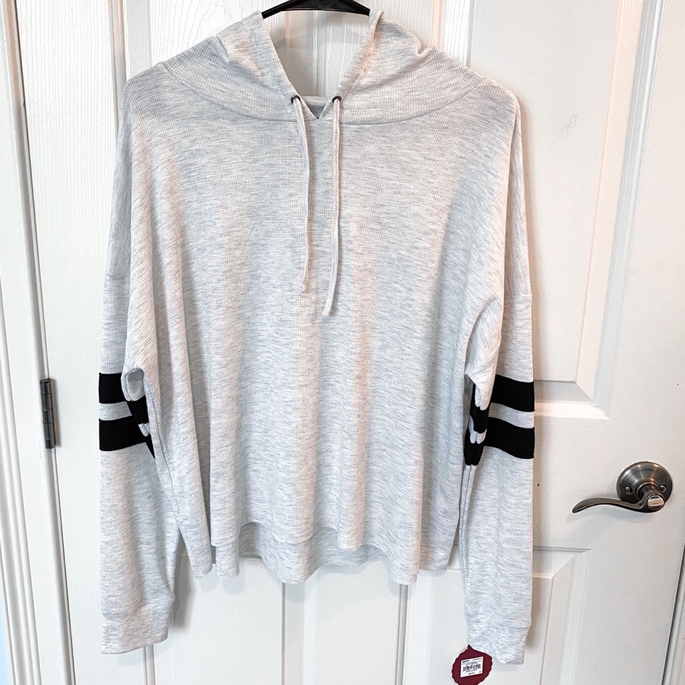 NWT So Juniors’ Waffle Hooded Sweater